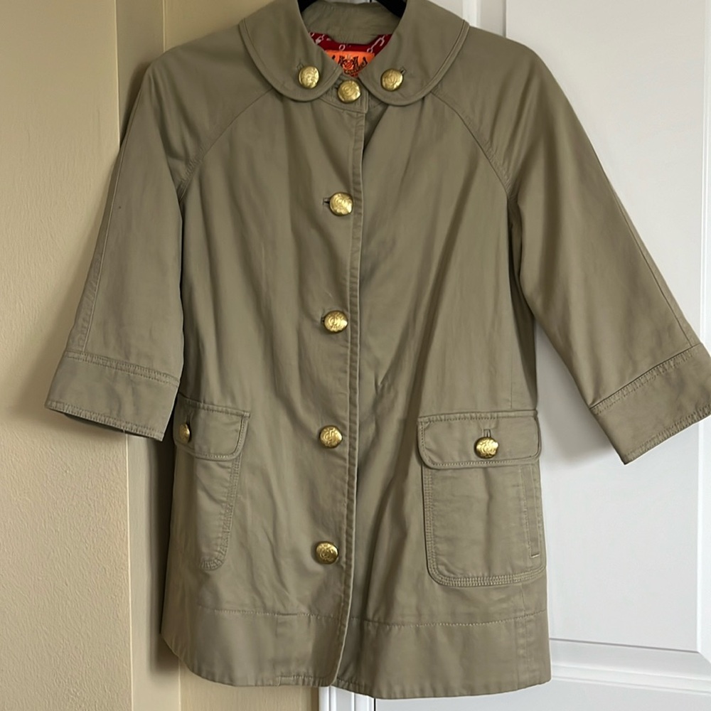Juicy Couture Khaki Jacket. Size S.